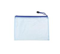 Waterproof Plastic Folder 6Pcs Waterproof Plastic Zipper Pouch Document Bag A3 A4 B4 B5 File Pockets Bill Folders Office Home Supply(6Pcs A3 Blue)