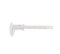 Waterproof Plastic Vernier Caliper for Eyebrow Permanent Makeup, Tattoo Eyebrow Line Lip Measurement Tool, Students' Experimental Measurement Instrument