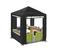 Waterproof Playhouse Cover,All-Weather Protector for Playhouse - Outdoor Kids Playhouse Cover, Waterproof and Dustproof Playhouse Cover with Zipper