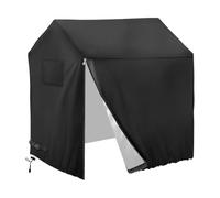 Waterproof Playhouse Lid - Heavy Outdoor Protection | Black Dust Proof Game Cover with Sun & Rain Protection, Weather Resistant Player Tarp