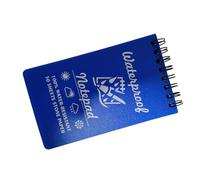 Waterproof Pocket Notebook Practical Spirals Notepads Field Note Pad Write in The Rain Notepads Weatherproof Waterproof All Weather Paper for Office