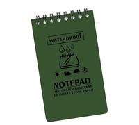 Waterproof Pocket Notebook - Waterproof Journal Notepads, Portable Top Spiral Pocket Notepad with 50 Pages, Compact Memo Pads for Work, School, Recording Notes, Outdoor Adventures, and Everyday Use
