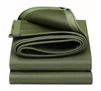 Waterproof Poly Tarps for Outdoor Use - Heavy-Duty Tarpaulin Covers for Camping, Roofs, Pools & Boats - UV-Resistant, Rainproof, Green (2x5m)