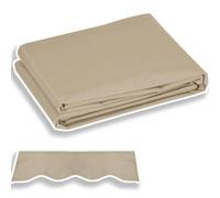Waterproof Polyester Awning Replacement Fabric Manual Retractable Canopy 4x3m for Patio Sun Shade Outdoor Protection UV-Resistant Cover