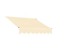Waterproof Polyester Fabric Canopy Replacement for Patio & Balcony, Retractable Sun e Nings, Sune Material, 13x6.6ft (400x200cm)