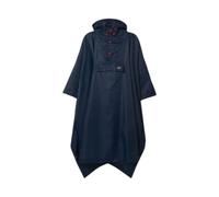 Mac in a Sac - Poncho - Packable Waterproof Cape for Men & Women - Lightweight and Breathable Rain Jacket with Hood that Packs into its own Bag - Navy - One-Size