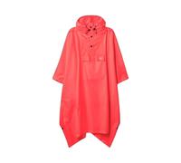 Mac in a Sac Poncho - Packable Waterproof Cape for Men & Women - Lightweight, Windproof & Breathable Rain Jacket with Hood & Cycle Wrist Straps - Neon Watermelon