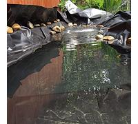 Waterproof Pond Liner 7.1m x 9.1m - Easy-Cut HDPE Membrane for Fish Ponds Waterfalls & Fountains - Cold-Resistant Perfect for Water Games & Garden Decor