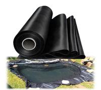 Waterproof Pond Liner 8M x 10MHDPE Fish Pond Film Flexible Impermeable Swimming Pond Liner Ideal for Waterfalls & Streams 5x6M 6x8M 7x9M Options