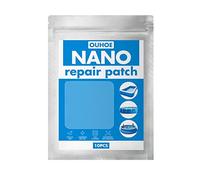 Waterproof Pool Repair Patch Transparent Inflatables Puncture Tape Kits 10pcs, 10 Pieces, 6x6 cm