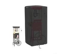 Waterproof popcorn machine cart dust cover made from robust 420D fabric, designed to against rain, dust, and wear on various popcorn machine sizes (24 * 13 * 48in)
