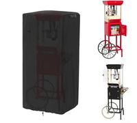 Waterproof Popcorn Machine Cover With 210D Fabric, Secure Buckles, Drawstring Closure For Trolley Protection Against-Rain Dust Snow(15 x 14x 24inch)