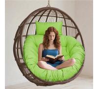 Waterproof Porch Hammock Swing Cushion with Headrest PillowPerfect for Patio Balcony Garden Living RoomComfortable Egg Chair Cushion for Ultimate Relaxation