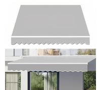 Waterproof Porch Sun e ning Fabric Reced Canopy Cover for Patio Garden Backyard Poolside Outdoor Replacement CanopiesUV Protect