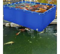 Waterproof Portable PVC Folding Fish Pond Bag with Drain Valve, 3x3m Emergency Water Supply Canvas Pool for Aquariums and Garden Use