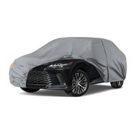 Waterproof Premium Car Covers Replace for 2008-2025 Lexus RX350 RX450H, 10 Layers Heavy Duty with Cotton Liner All Weather Car Cover with Zipper Door, Windproof Bands for Snow Rain Dust Protection