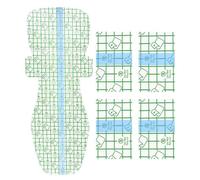 Waterproof Private Patches - 7.01 Inches Body Stickers, Flexible Guard Sheets, Personal Care Shield with Smooth Surfaces | Swimming Beach Sauna Wellness Resort Indoor Aquatic Comfort Coverage