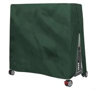 Waterproof protective cover for table tennis tables with windproof cord system, constructed with abrasion resistant 210D Oxford fabric to resist rain and dust (Green)