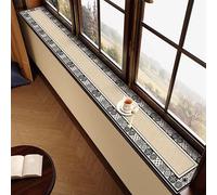 Waterproof Protective Mats for Windowsills Vintage Design PVC Leather Cover Balcony & Bathroom Floor Mats 40x120cm & Stylish Home Décor