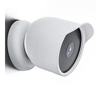 Waterproof Protective Silicone Cover For Google Nest Cam Outdoor or Indoor (Battery) Security Camera Protective Cover Sleeve Accessories (White)