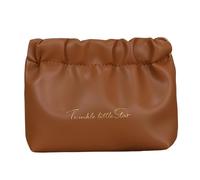 Waterproof PU Cosmetic Pouch Organized Large Capacity Travel Toiletry for Lipstick Perfume and Makeup Tools