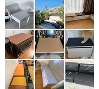 Waterproof PU Leather Bench Cush Pad 100x40cmThick 5cm NonSlip Outdoor Seat Cush forPatio table Fur Cush Consort Color