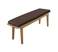 Waterproof PU Leather Bench Cushion Pad - Non Slip Indoor/Outdoor Long Seat Cushion for Comfort and Style, Perfect for Garden and Patio Furniture