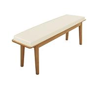 Waterproof PU Leather Bench Cushion Pad - Non Slip Indoor/Outdoor Long Seat Cushion for Comfort and Style, Perfect for Garden and Patio Furniture