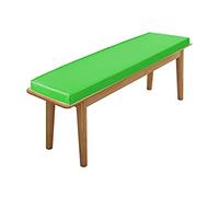 Waterproof PU Leather Bench Cushion Pad - Non Slip Indoor/Outdoor Long Seat Cushion for Comfort and Style, Perfect for Garden and Patio Furniture