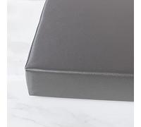 Waterproof PU Leather Garden Bench Cush, Removable Cover, 2 or 3 Seater, Indoor/Outdoor Use, 200 x 50 cm, Gray - Slish Comfort for Your Space