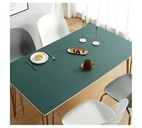 Waterproof PU Leather Tablecloths for Square & Rectangular Tables Stain-Resistant Heat-Resistant Indoor & Outdoor Use 70x70cm Dark Green Dining & Kitchen Essential