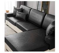 Waterproof PU Leather Vintage Sofa Cover L Shaped Non Slip Couch Protector for Dogs & Pets Thick Scratch Resistant Furniture Slipcover