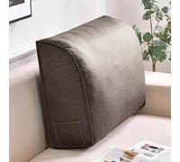 Waterproof PU Leather Wed Pillow - Soft Back Support Bolster for Sofa Bed & Office - Headboard Cush for Lumbar Support & t