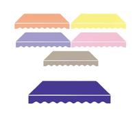 Waterproof Purple Canvas Sun Shade Cover 15x10ft Retractable Patio Awning Fabric Manual 8x7ft Awning Replacement Cloth Outdoor Canopy Without Frame