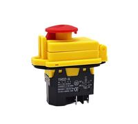 Waterproof Push Button 4/5 Pin Push Button Waterproof Momentary Button Electromagnetic Switches AC250V 16A Button IDGTTLDF(4 pin)