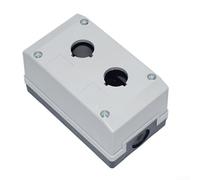 Waterproof Push Button Box, Industrial Control Enclosure, IP65 Dustproof Switch Housing with Screw Terminals for Electrical Junction and Machine(TN2-B2)