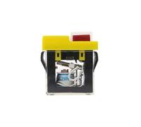 Waterproof Push Button Machine Saw Cutter Drill On Off Switch Control Box Electromagnetic Self-locking AC 250V 6A IDGTTLDF
