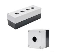 Waterproof Push Button Switch Box with 22mm Hole, ABS Plastic Casing and Polyurethane Sealing for Industrial Applications (6 hole)