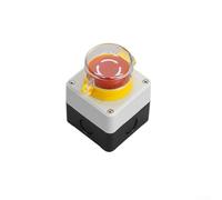 Waterproof Push Button Switch Control Box 22mm ABS Metal Construction with IP65 Sealed Rubber Ring for Dustproof Oil-Proof Protection, Self-Reset and(1)