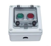Waterproof Push Button Switch,Start Stop Control Box,Outdoor Electrical Enclosure,IP67 Industrial Switch Box,Two Hole Switch Station(A)
