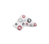Waterproof Putter Cover Universal Golf Club Headcover Blade Putters, PU Leather with Velour Lining for Blades Putters Scotty Cameron (White-B)