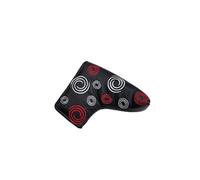 Waterproof Putter Cover Universal Golf Club Headcover Blade Putters, PU Leather with Velour Lining for Blades Putters Scotty Cameron (Black-B)