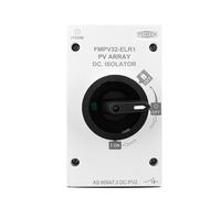 Waterproof PV Isolator DC 1200V 32A M25 Threaded Holes IP66 Solar Rotating Rotary Switch Disconnector Photovoltaic Outdoor