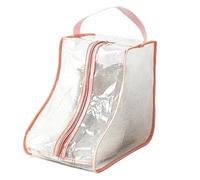 Waterproof PVC Boot Storage Bags,1/2/4 Packs Clear Dustproof Shoe Organizer with Handle Zipper Durable Shoes Bag for Tall/Short Bootsfor Home Travel Move (S-4PCS,Pink)