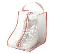 Waterproof PVC Boot Storage Bags,1/2/4 Packs Clear Dustproof Shoe Organizer with Handle Zipper Durable Shoes Bag for Tall/Short Bootsfor Home Travel Move (S-2PCS,Pink)