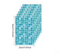 Waterproof PVC Decorative Decal for Bathroom and Kitchen Walls Featuring Contemporary Abstract Mosaic Aesthetic (LM26T60092J_T)