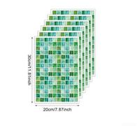 Waterproof PVC Decorative Decal for Bathroom and Kitchen Walls Featuring Contemporary Abstract Mosaic Aesthetic (LM26T60096J_T)