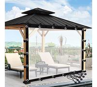 Waterproof PVC Partition Curtain for Garage Camping Porch - Insulating Outdoor Curtain 3x2.5m Heavy-Duty Weather-Resistant Easy to Install