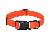 Waterproof PVC Pet Dog Collar Anti-dirty Easy To Clean Dog Rubber Collar(Red 2,S)