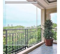 Waterproof PVC Roller Shades - Clear Roll Up Blinds for Outdoor Use, Rainproof Partition Curtains - Durable and Weather-Resistant Window Coverings